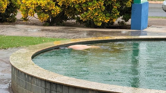 Homem é encontrado morto em chafariz de praça em cidade de MT