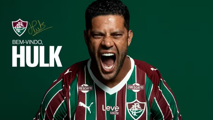Fluminense anuncia a contratação do atacante Hulk: ‘Muito feliz em fazer parte dessa família’