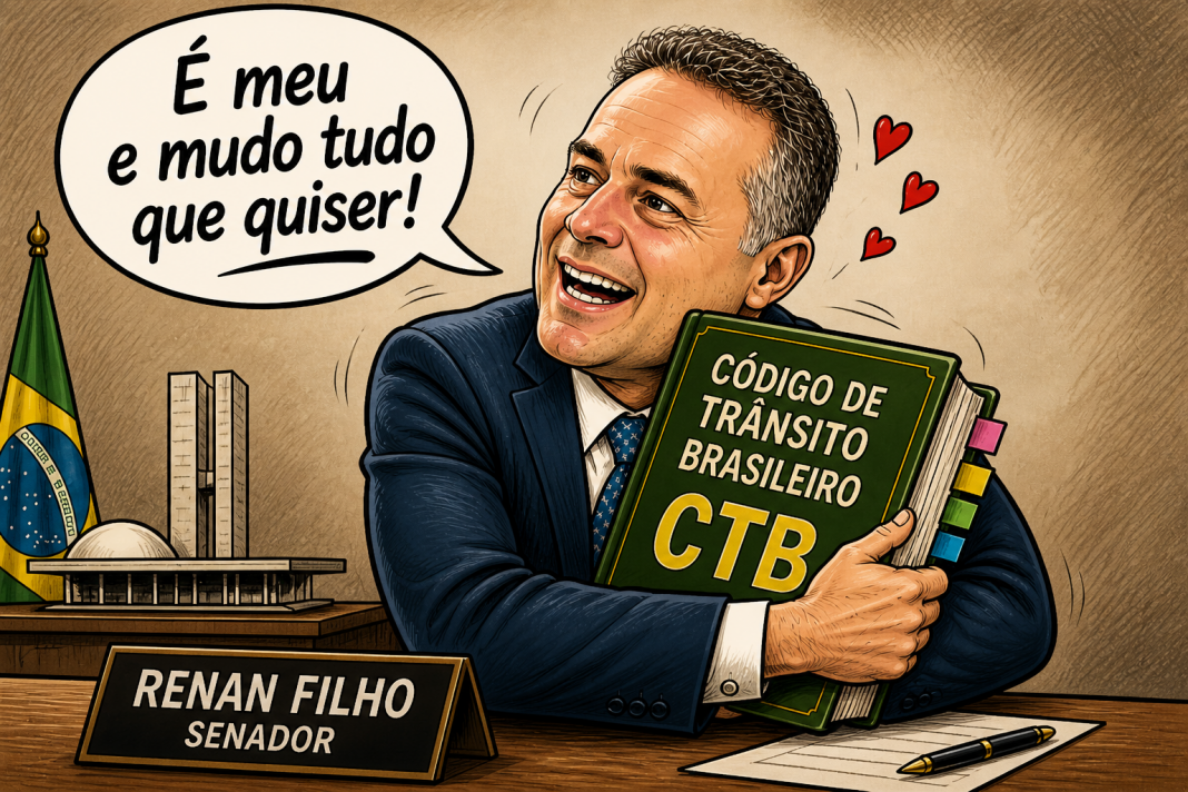 MP da CNH é atropelada: Renan Filho assume controle e vira “dono” do Código de Trânsito