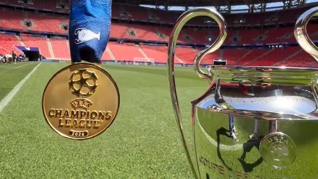 PSG x Arsenal: Uefa divulga medalha da final da Champions League 2025/26; veja imagens