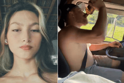 Caminhoneiro ingerindo bebida alcoólica momentos antes de atropelar e matar estudante em SP