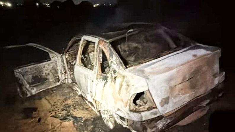 Criminosos invadem chácara em Sorriso, atiram em jovem e abandonam carro incendiado