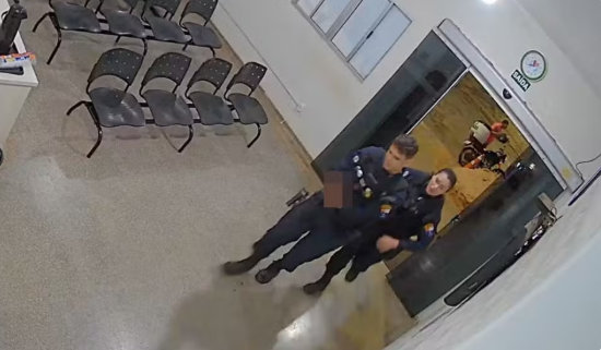 Vídeo: Policial é ferido com golpe de fação durante ocorrência da violência doméstica; suspeito morre após confronto com a PM