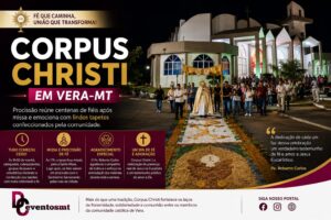 Vídeo: Fé, devoção e arte marcam celebração de Corpus Christi em Vera