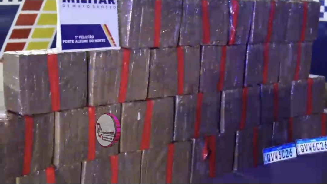 Vídeo: Mais de meia tonelada de drogas é apreendida em operação integrada no norte de Mato Grosso