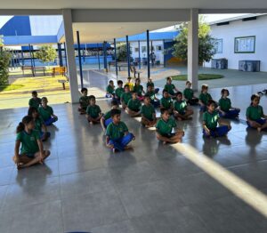 Projeto de karatê transforma aulas de Educação Física em Vera num aprendizado e formação cidadã