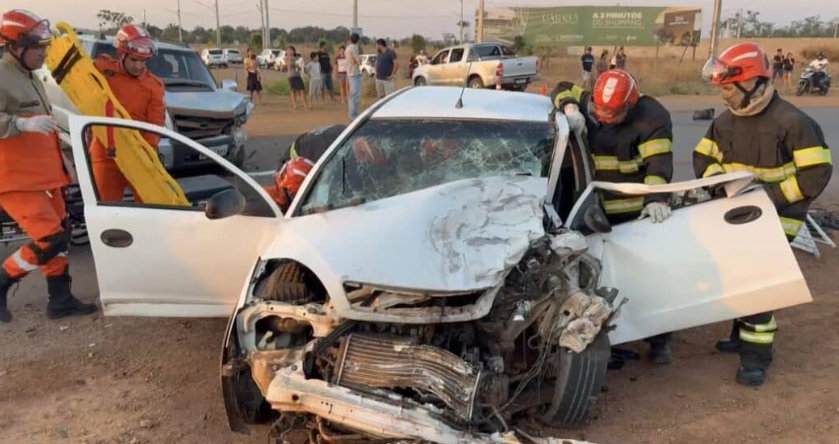 Colisão entre veículos deixa 5 feridos na MT-140 em Sinop; adolescente em estado grave