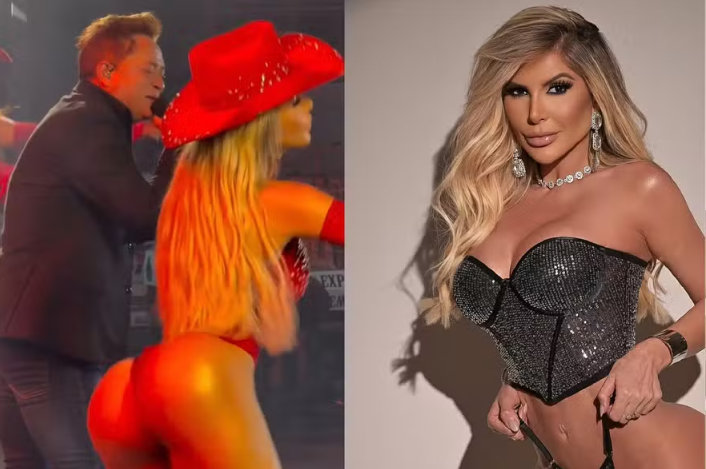 Quem é a bailarina de Leonardo que roubou a cena com figurino sexy e dividiu opiniões