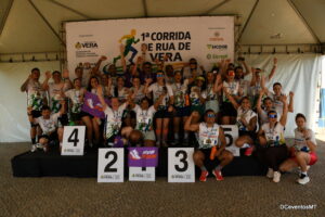 1ª Corrida de Rua de Vera reúne mais de 400 atletas e entra para a história do município; Vídeo