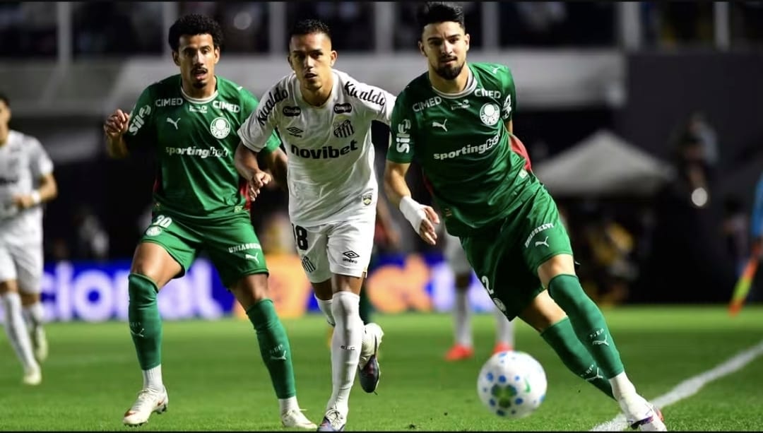 Palmeiras segura empate com o Santos e vai às semifinais da Copa do Brasil
